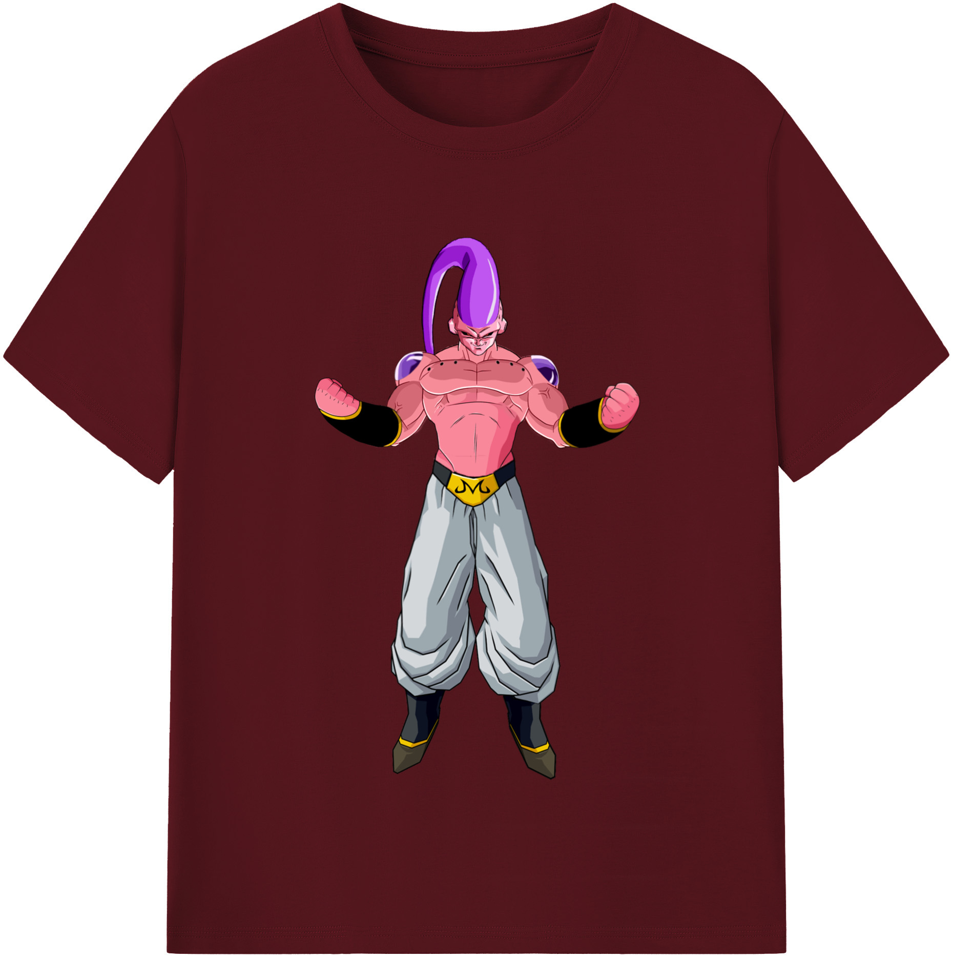 （画像用） ドラゴンボール 魔人ブウ DRAGON BALL Majin Buu 綿100％半袖Tシャツ（フロントプリント）